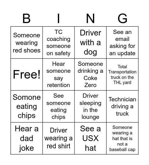 April Bingo Contest Bingo Card