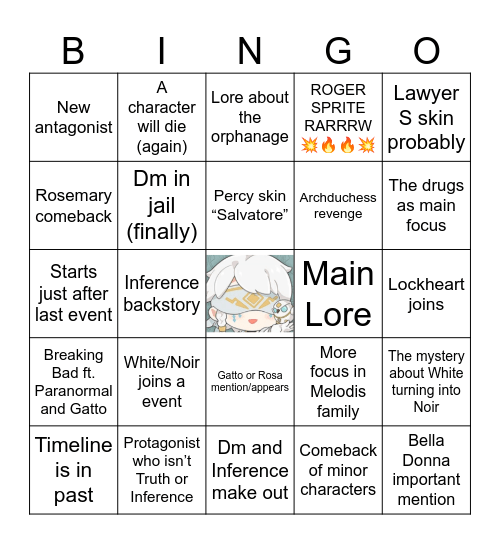 TRUTH&INFERENCE Bingo Card