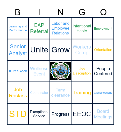 The People Department Bingo Card