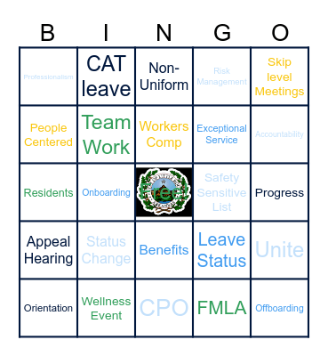 The People Department Bingo Card