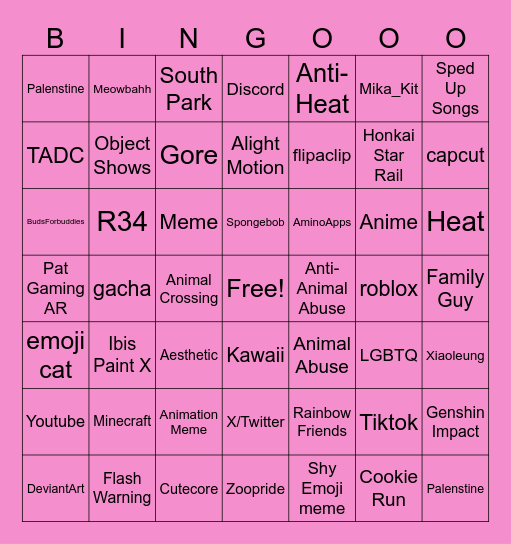 Why not bingo Card