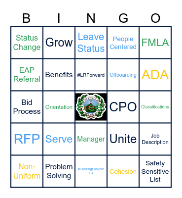 The People Department Bingo Card