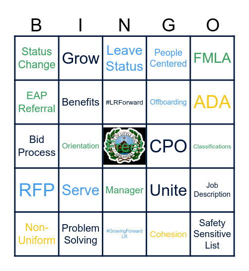 The People Department Bingo Card