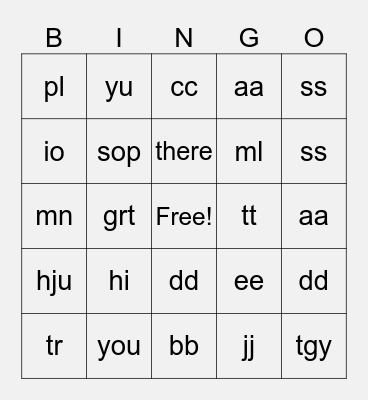 Supervisor Call Bingo Card