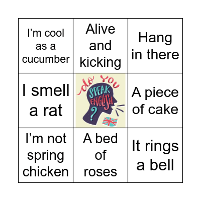 INFORMAL EXPRESSIONS BINGO Card