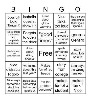 marine BINGO! Bingo Card