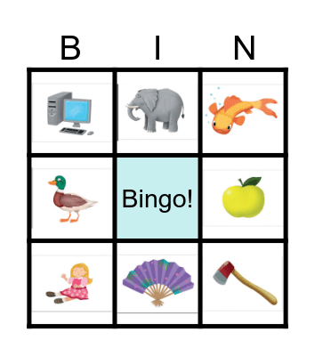 Alphabet Bingo Card