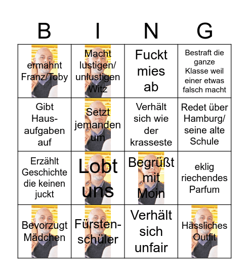 Herr Kuhnert Bingo Card