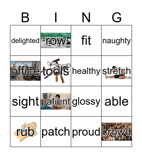List Five (K) Bingo Card