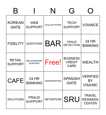 CMS TRANSFER BINGO Card