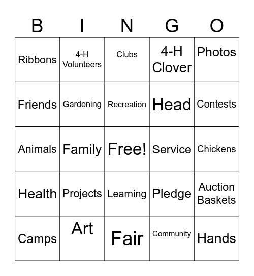 Awesome Achievers Bingo Card