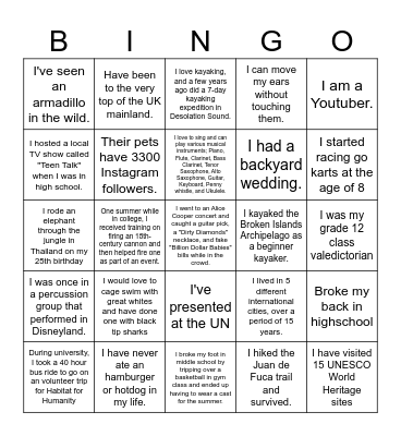 L&D Ice Breaker Bingo! Bingo Card