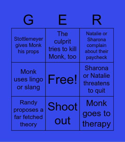 Paul Bingo Card