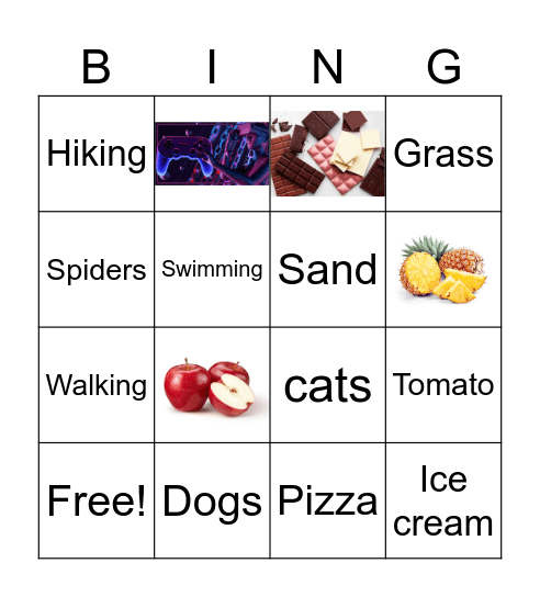 The teacher likes... Bingo Card