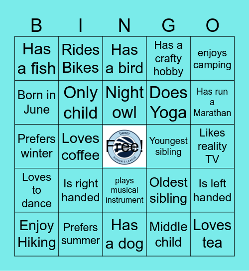 Meet BWL!!!! Bingo Card