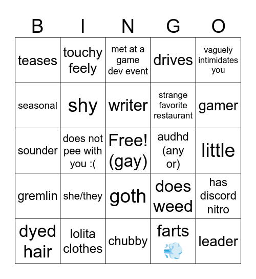 poly fuckers anonymous Bingo Card