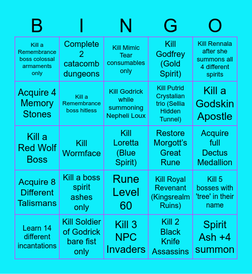 Bingo Brawlers Bingo Card