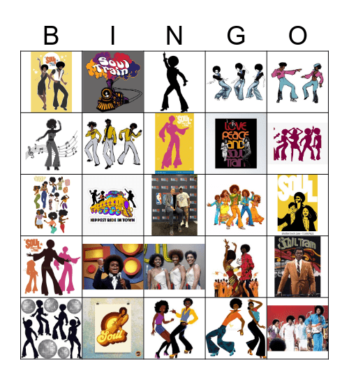Soul Train Bingo Card