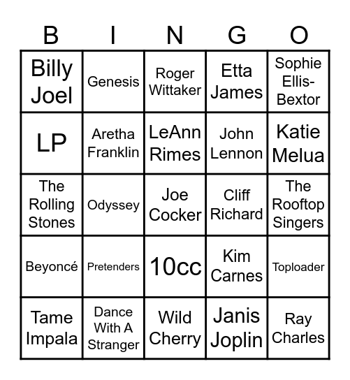 🎨Bingo 56🎨 Bingo Card