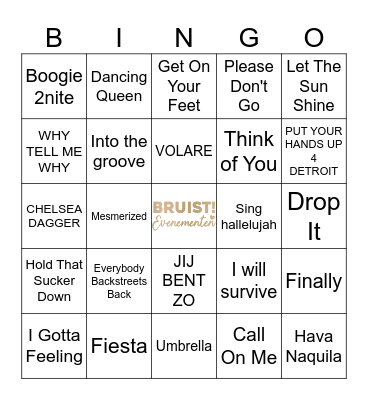 Disco Bingo Gerrit Bingo Card