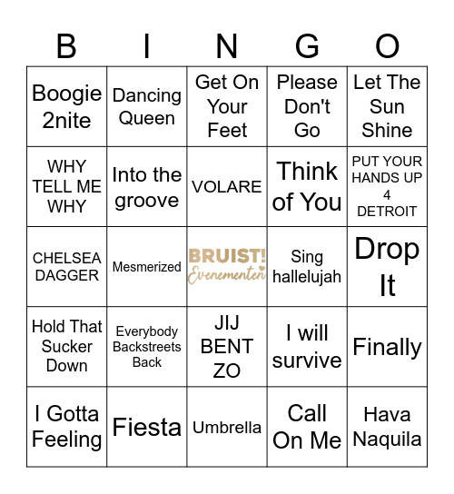 Disco Bingo Gerrit Bingo Card