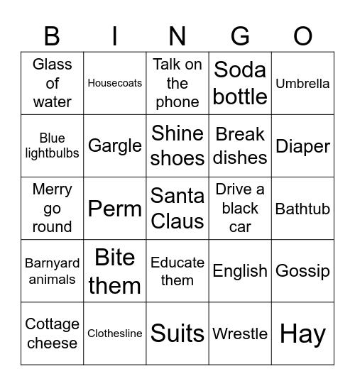 State Law Trivia 5 Bingo Card