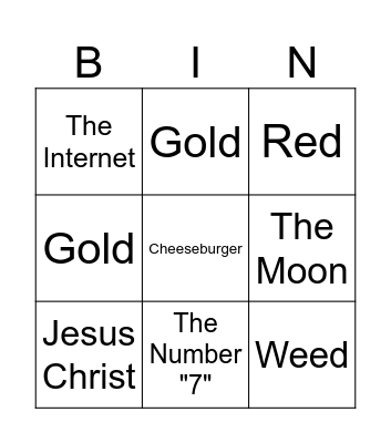 Infinite Craft Bingo Card