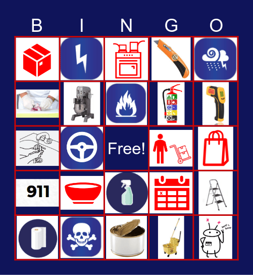 Sodexo Bingo Card