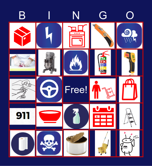 Sodexo Bingo Card