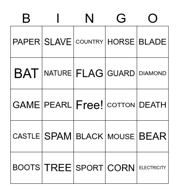 INFINITE CRAFT BINGO Card