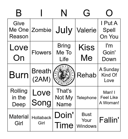 This Ones 4 The Girlz! Bingo Card