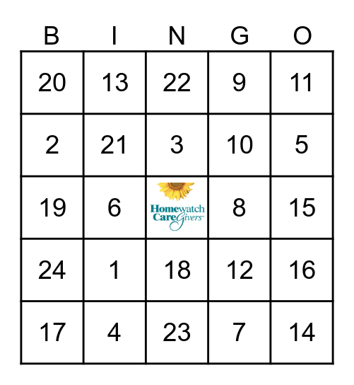 (732) 646-6440 Bingo Card