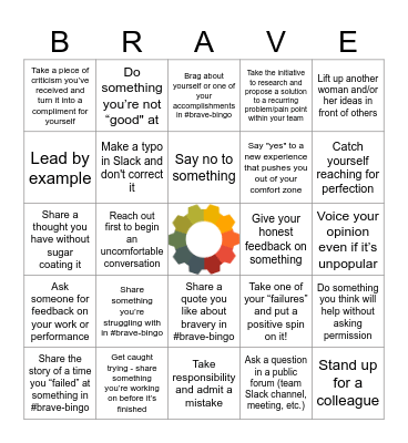 Brave Bingo Card