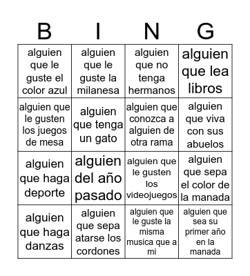 Bingo Mágico Bingo Card