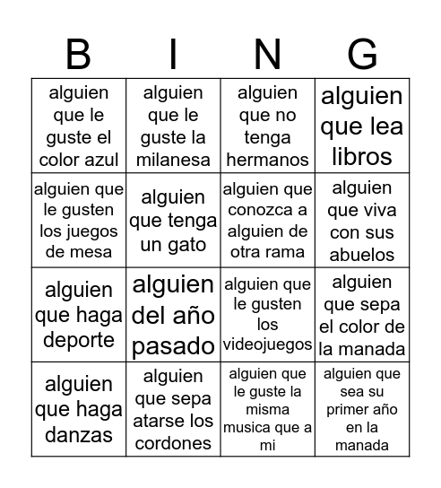 Bingo Mágico Bingo Card