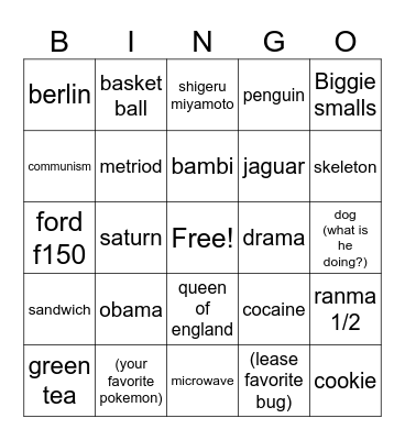 infinite craft bingo Card