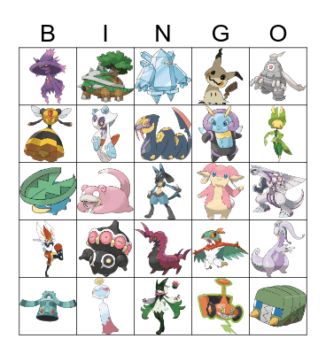Jupstat Important Pokemon Bingo Card
