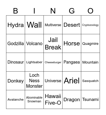 Infinite Craft Bingo Card