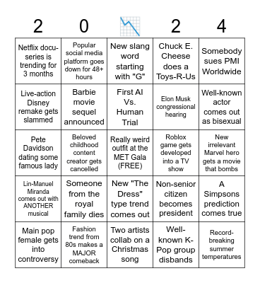 2024 Bingo Card
