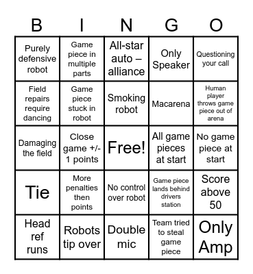 2024 Duluth Bingo Card