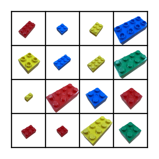 Lego Bingo Card