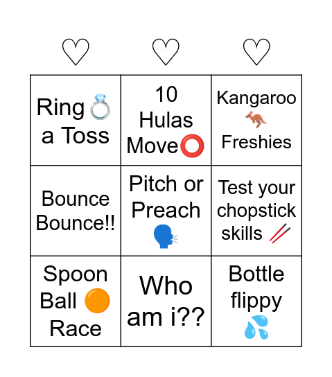 Bingo Busters! Bingo Card