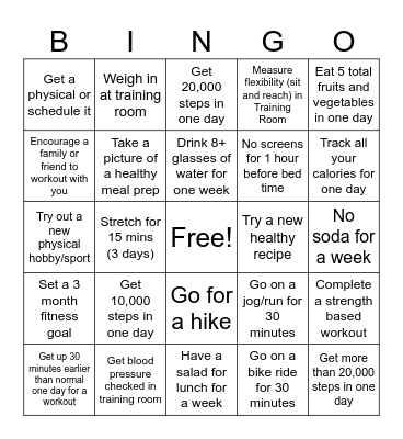 March Bingo Challenge! Bingo Card