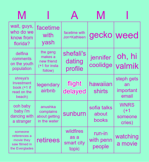 sprang brake 2024 Bingo Card