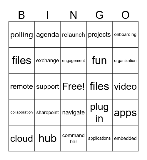 Leadership Development and Engagement Bingo Card