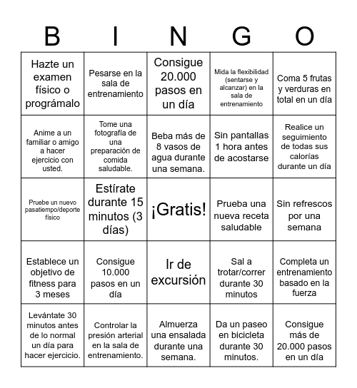 ¡Desafío de Bingo de Marzo! Bingo Card