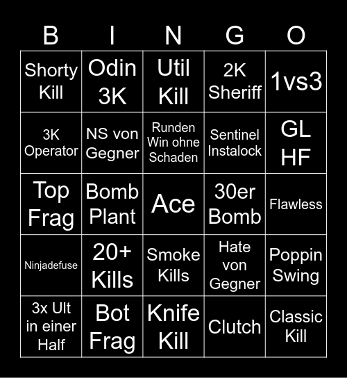 Tai Mingo Bingo Bongo Bingo Card