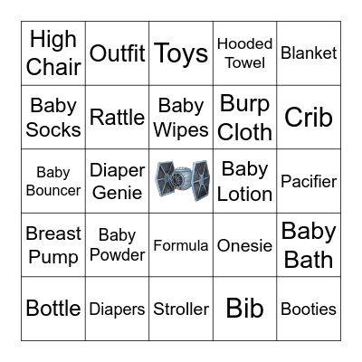 Baby Gift Bingo Card