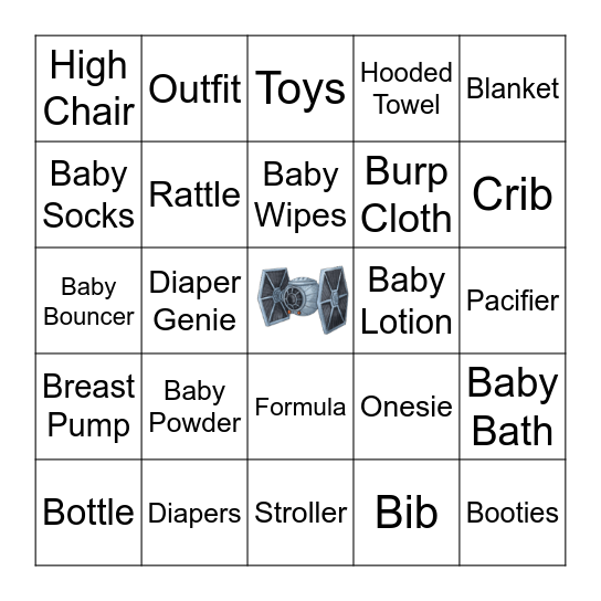 Baby Gift Bingo Card