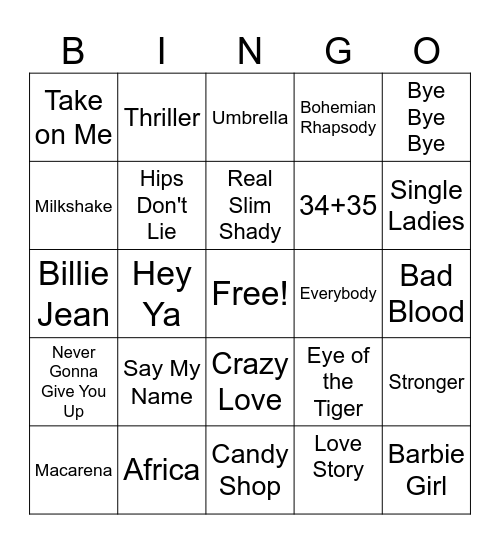 Music Bingo Card music-bingo-card